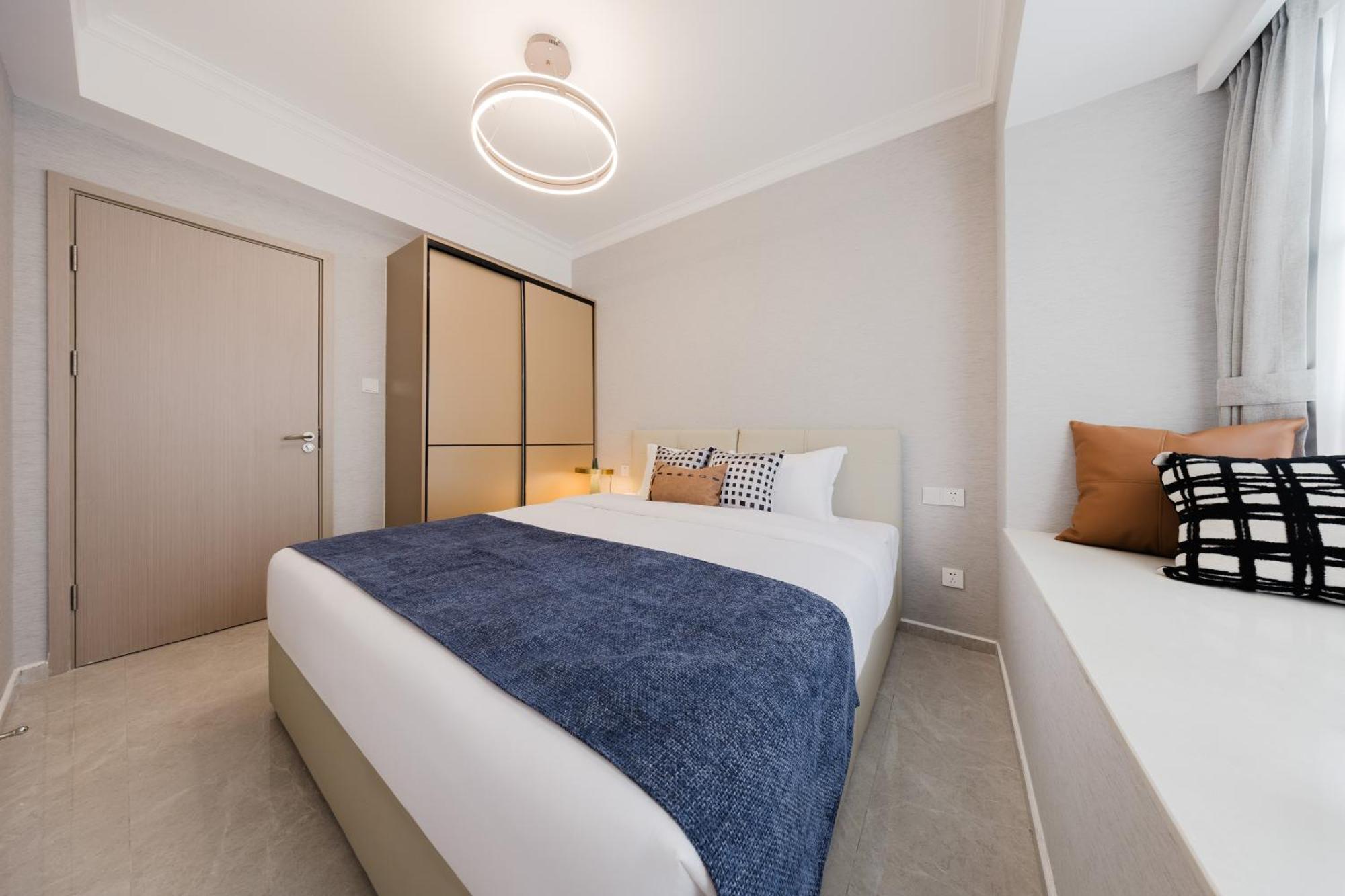 Aparthotel Boruisi Video And Audio Light House - Shenzhen Convention And Exhibition Center Gangxia Metro Station Exterior foto