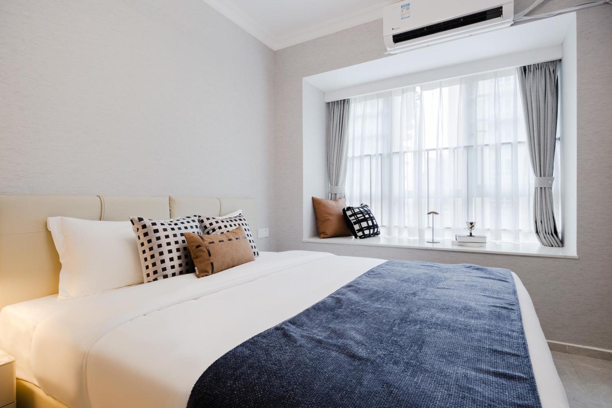 Aparthotel Boruisi Video And Audio Light House - Shenzhen Convention And Exhibition Center Gangxia Metro Station Exterior foto