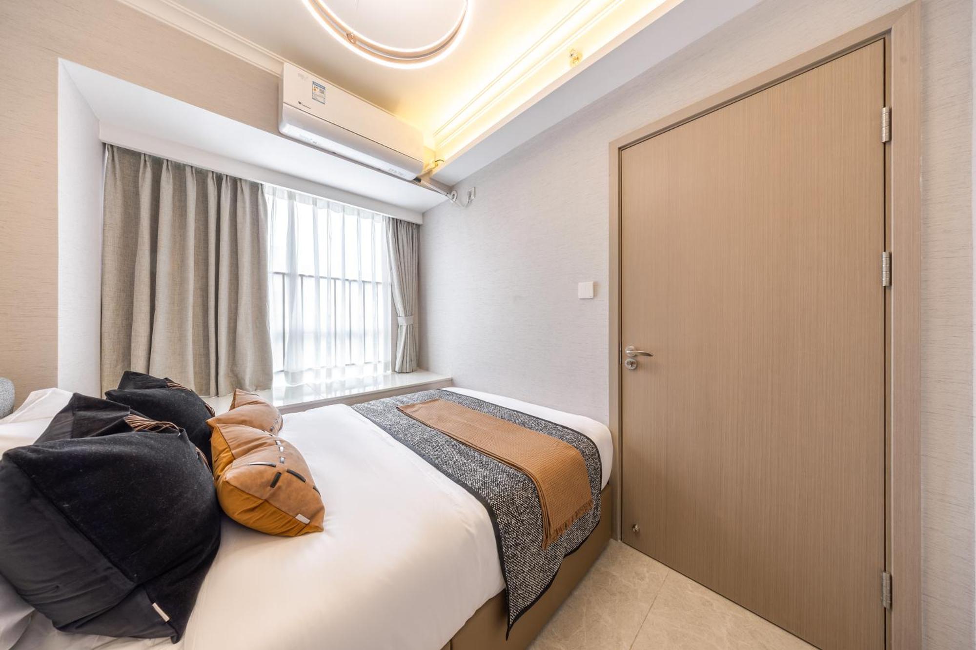 Aparthotel Boruisi Video And Audio Light House - Shenzhen Convention And Exhibition Center Gangxia Metro Station Exterior foto