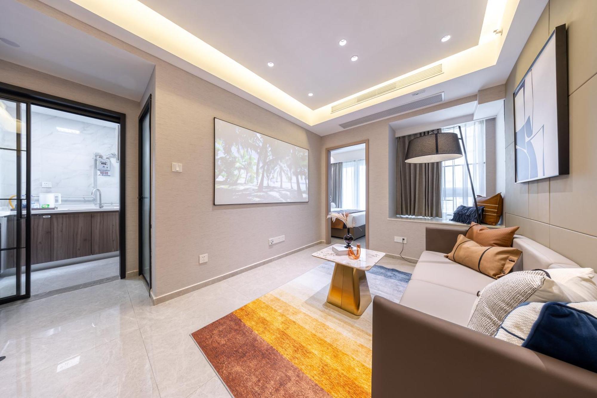 Aparthotel Boruisi Video And Audio Light House - Shenzhen Convention And Exhibition Center Gangxia Metro Station Exterior foto