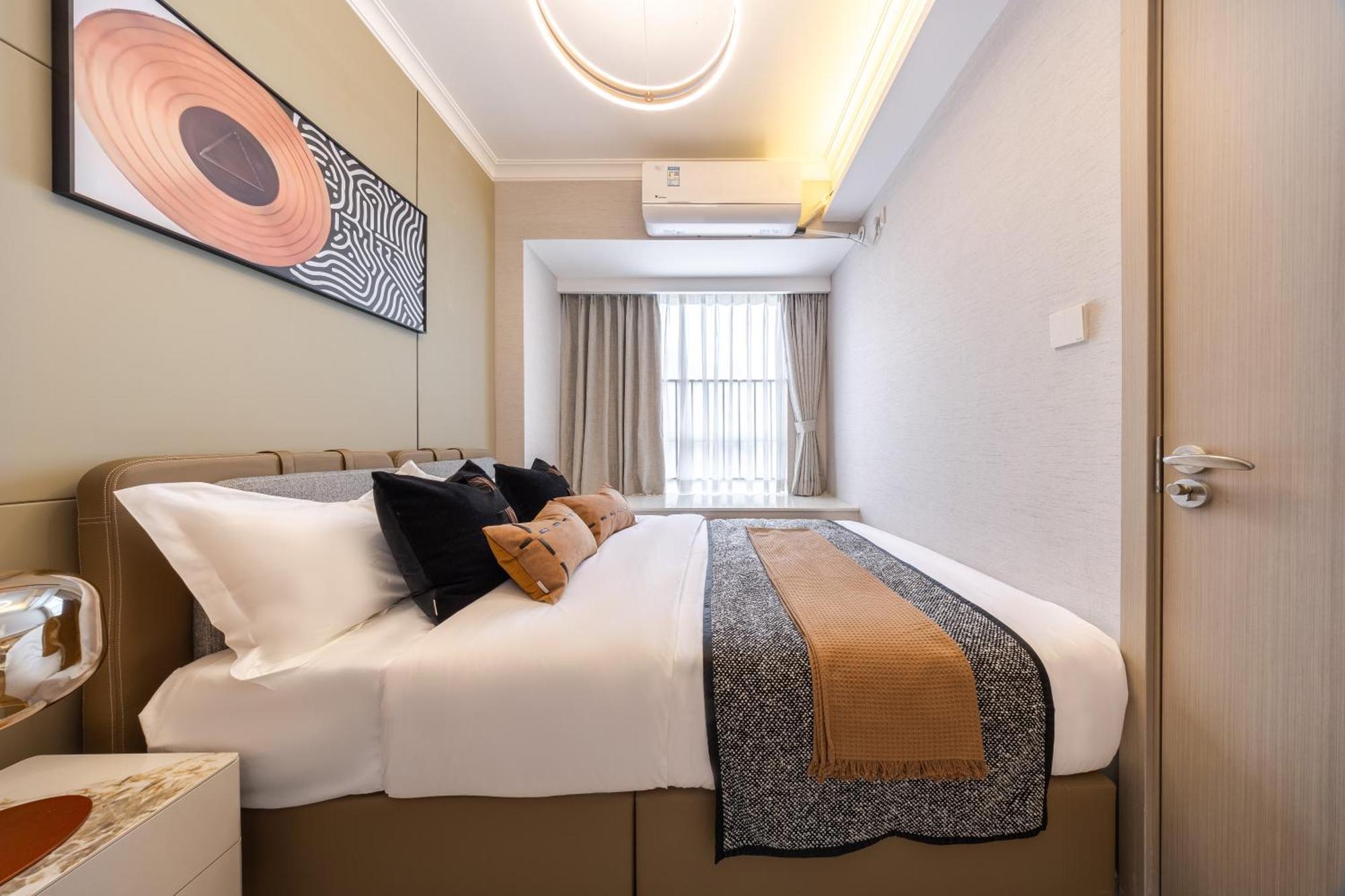 Aparthotel Boruisi Video And Audio Light House - Shenzhen Convention And Exhibition Center Gangxia Metro Station Exterior foto