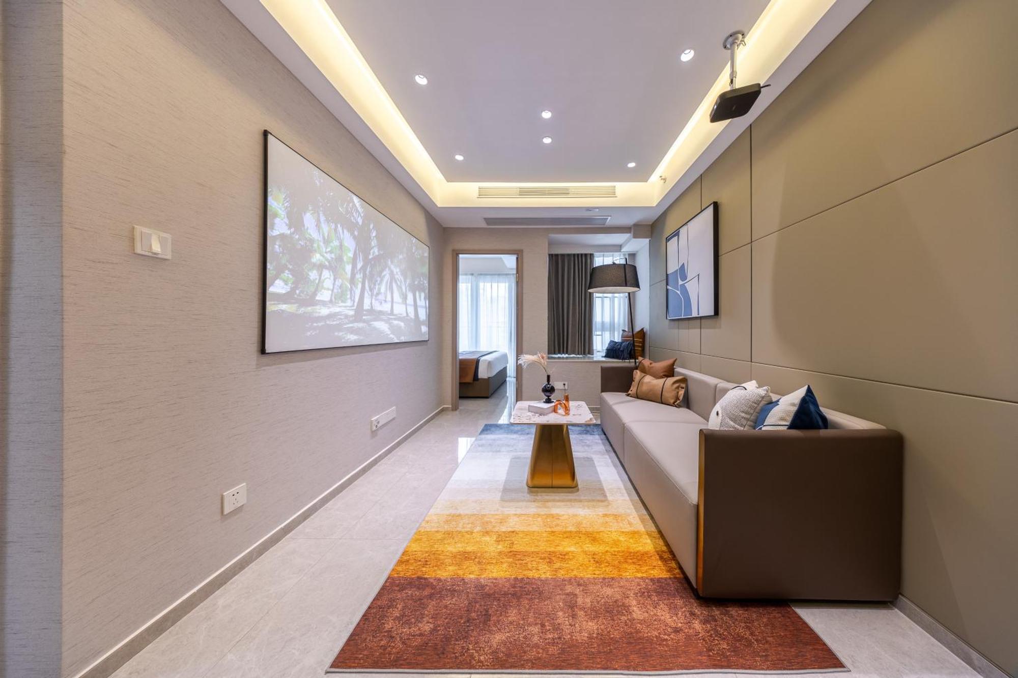 Aparthotel Boruisi Video And Audio Light House - Shenzhen Convention And Exhibition Center Gangxia Metro Station Exterior foto