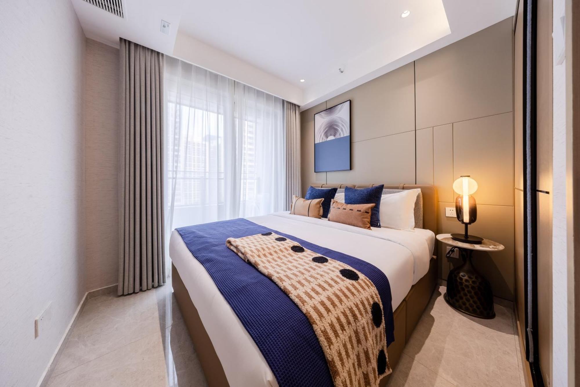 Aparthotel Boruisi Video And Audio Light House - Shenzhen Convention And Exhibition Center Gangxia Metro Station Exterior foto