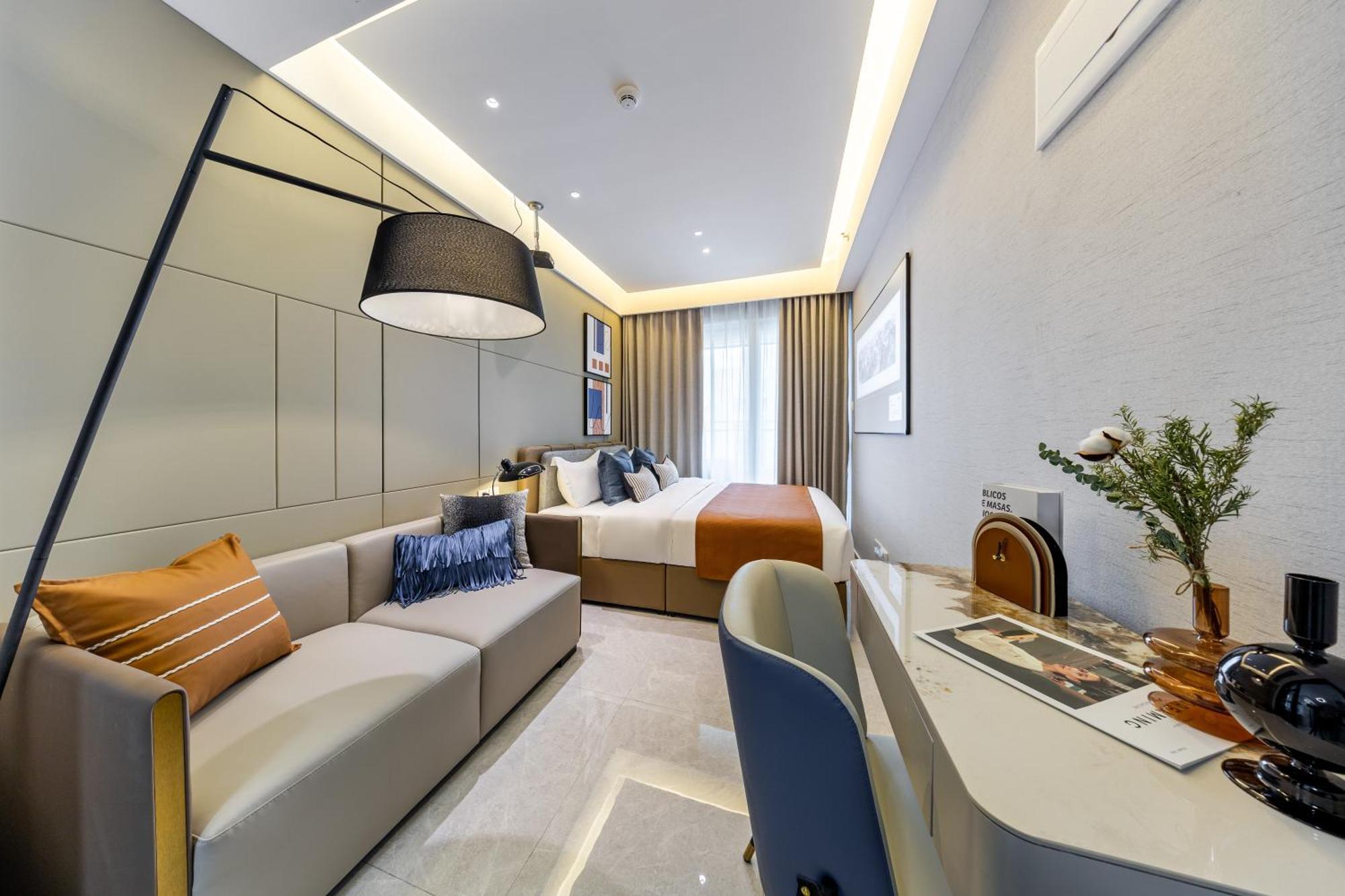 Aparthotel Boruisi Video And Audio Light House - Shenzhen Convention And Exhibition Center Gangxia Metro Station Exterior foto
